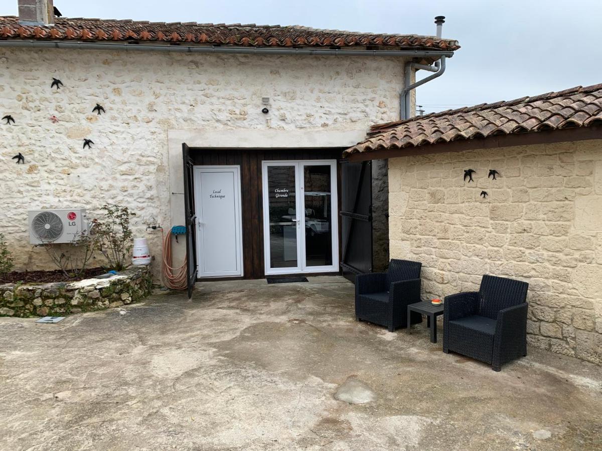 Chambre D'Hotes Naturiste Le Jardin Des Hirondelles Blanzaguet-Saint-Cybard Bagian luar foto